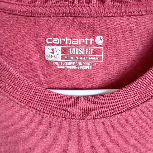 Carhartt Red Loose Fit Tee‎ - Picture 2 of 4